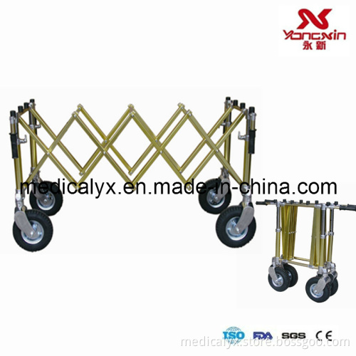 Stainless Steel Coffin Trolley (YXZ-D-3)